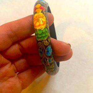 Handmade Paper Mache Bangle